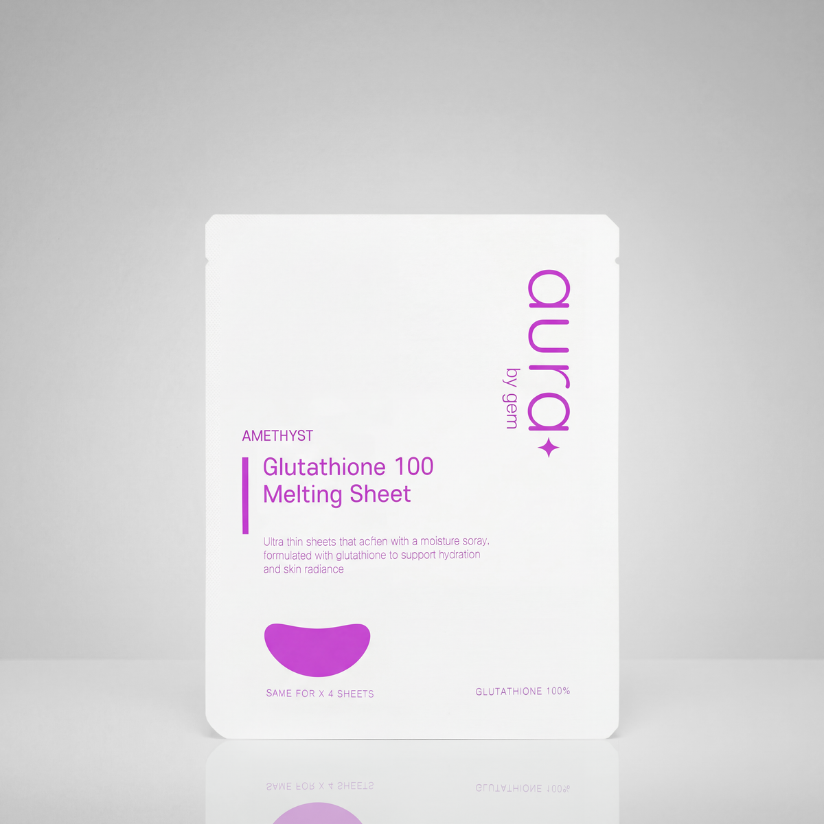 Glutathione Melting Sheet Mask — Brightening & Glow Boost | Aura by Gem