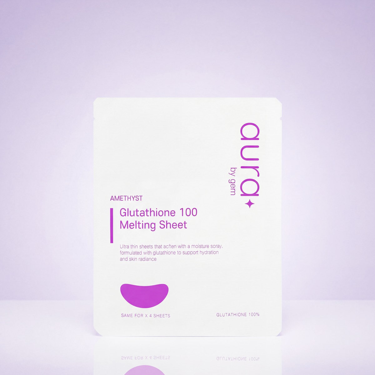 Glutathione Melting Sheet Mask — Brightening & Glow Boost | Aura by Gem