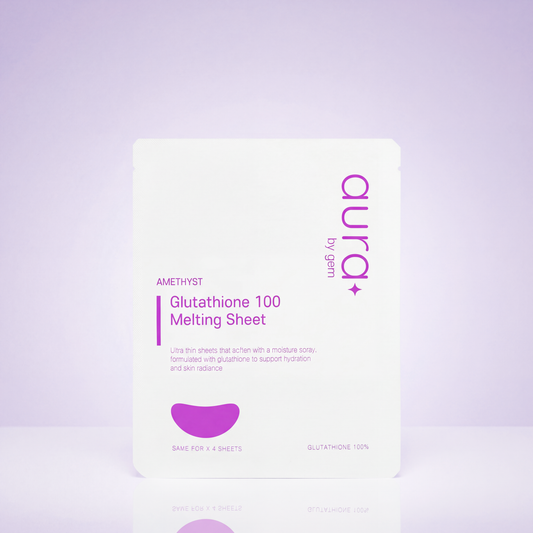 Glutathione Melting Sheet Mask — Brightening & Glow Boost | Aura by Gem