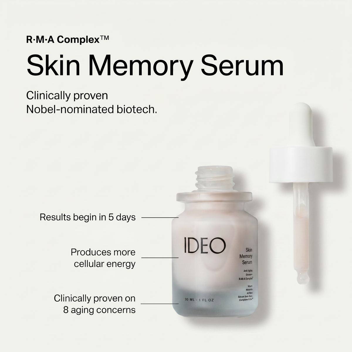 Skin Memory Serum — Deep Cellular Regeneration | IDEO Skincare